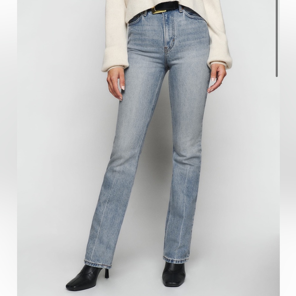 Reformation Peyton High Rise Bootcut Jean in size 26